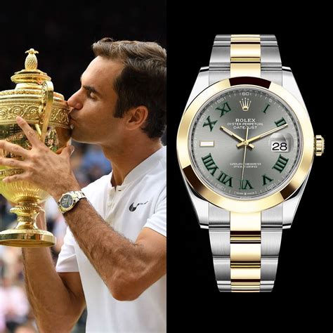 federer wimbledon rolex|roger Federer Rolex collection.